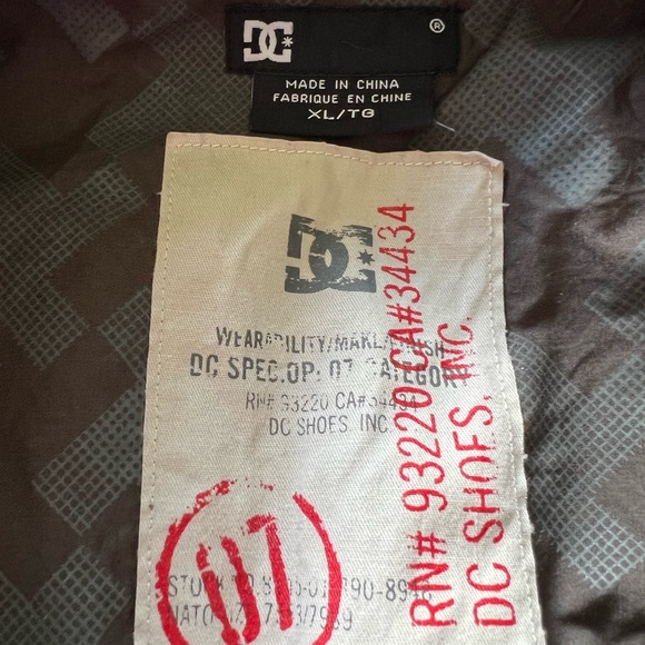 DC Army Green Shirt Jacket Size XL - Picture 4 of 11